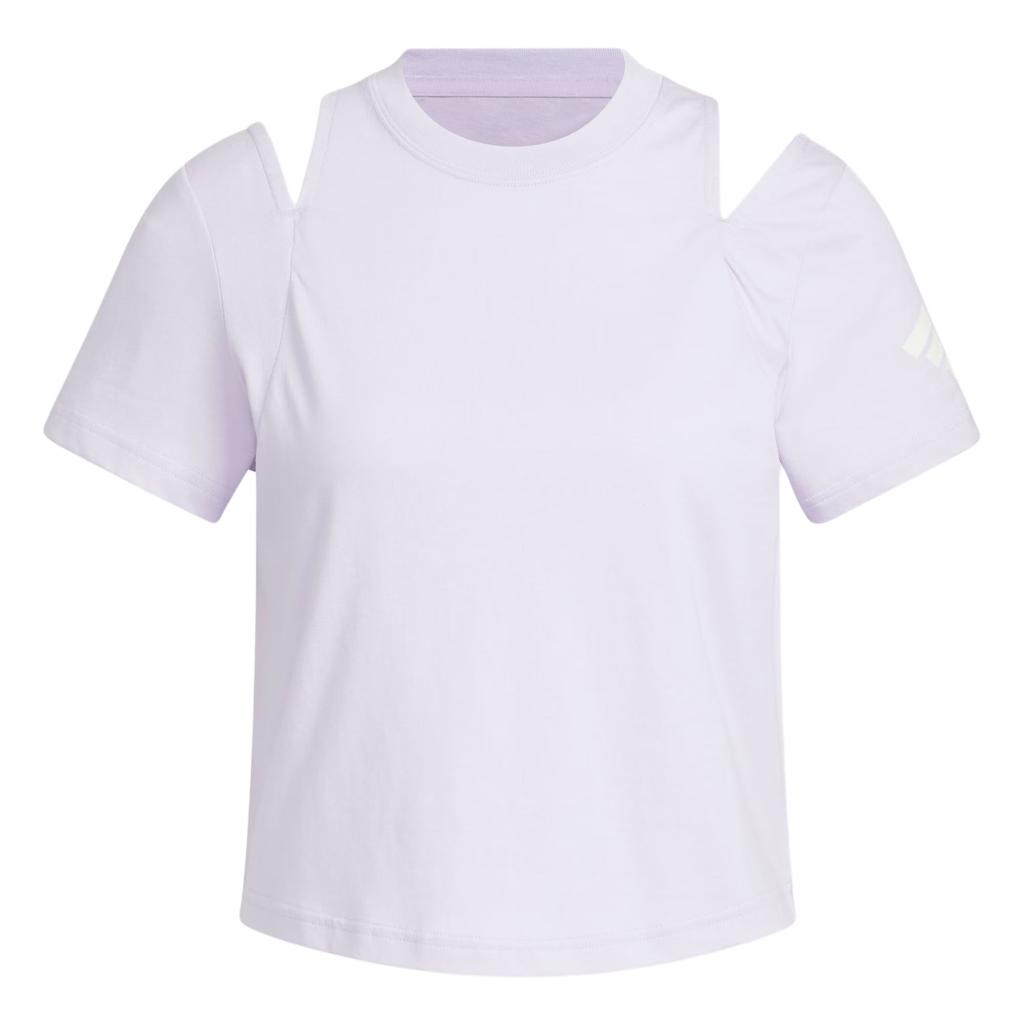 Adidas Comfortable Versatile Round Neck Pullover Short Sleeve T-Shirt Women Tops KF0693