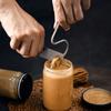 Agitator natural pentru unt de arahide Se potrivește cu borcanele Gadget de amestecare de bucătărie Material din oțel inoxidabil pentru amestecarea diferitelor unt și gem