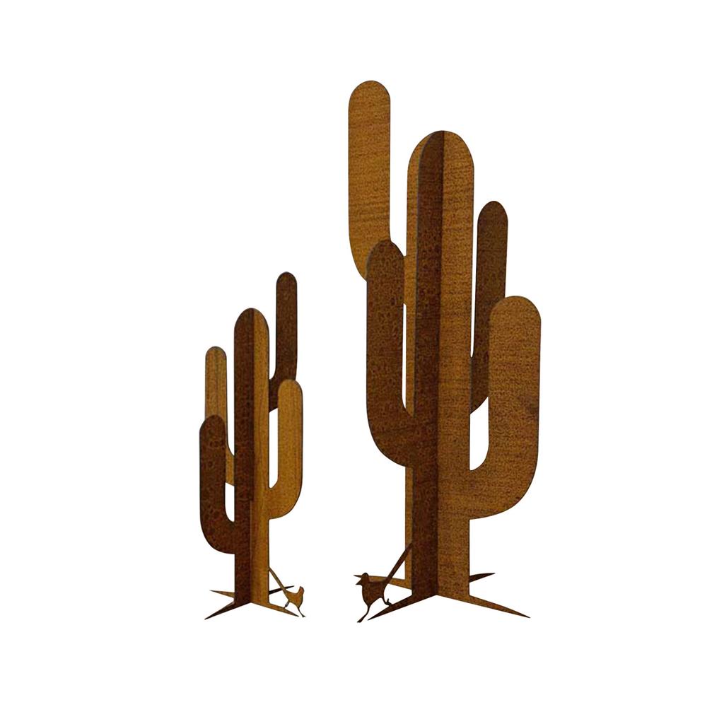 1 Pack 2pcs Home Decoration Cactus Shape Desktop Decoration Ornaments