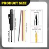 Carpenter Pencil Deep Hole Marker Set Long Head Reach Pen for Writing