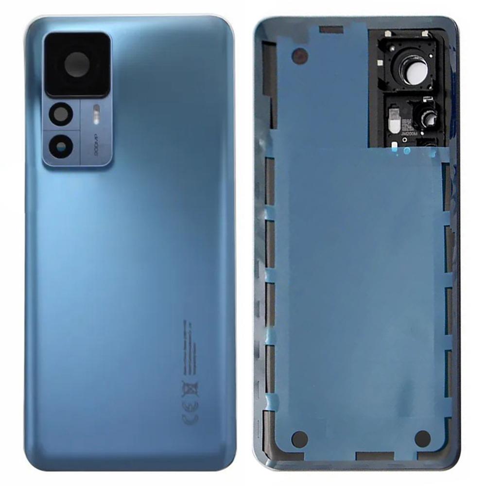 For Xiaomi 12T Pro 5G Back Battery Housing Cover with Camera Ring Lens Cover Spare Part