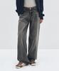 Deketeuumeon Signature Low Rise Wide Jeans Dcwpt004Gray