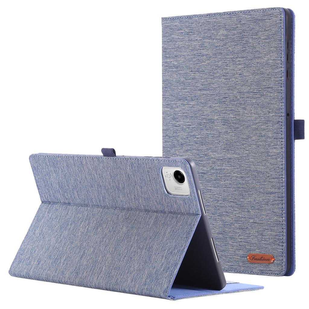 For Honor Pad X9a Leather Case Card Holder Cloth Texture Tablet Stand Cover
