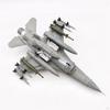 1:72 F16 Diecast Fighter Model with Base Desktop Decor Aviation Commemorate Stimulated Airplane