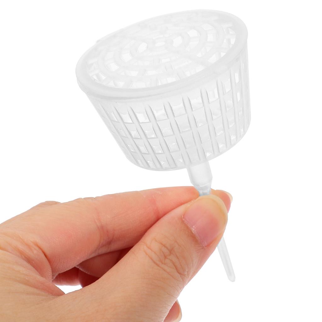 10Pcs Fertilizer Box Plastic Basket Mesh Lid Gardening Bonsai Orchid Planting Fertilizer Container Tool Gardening Accessory