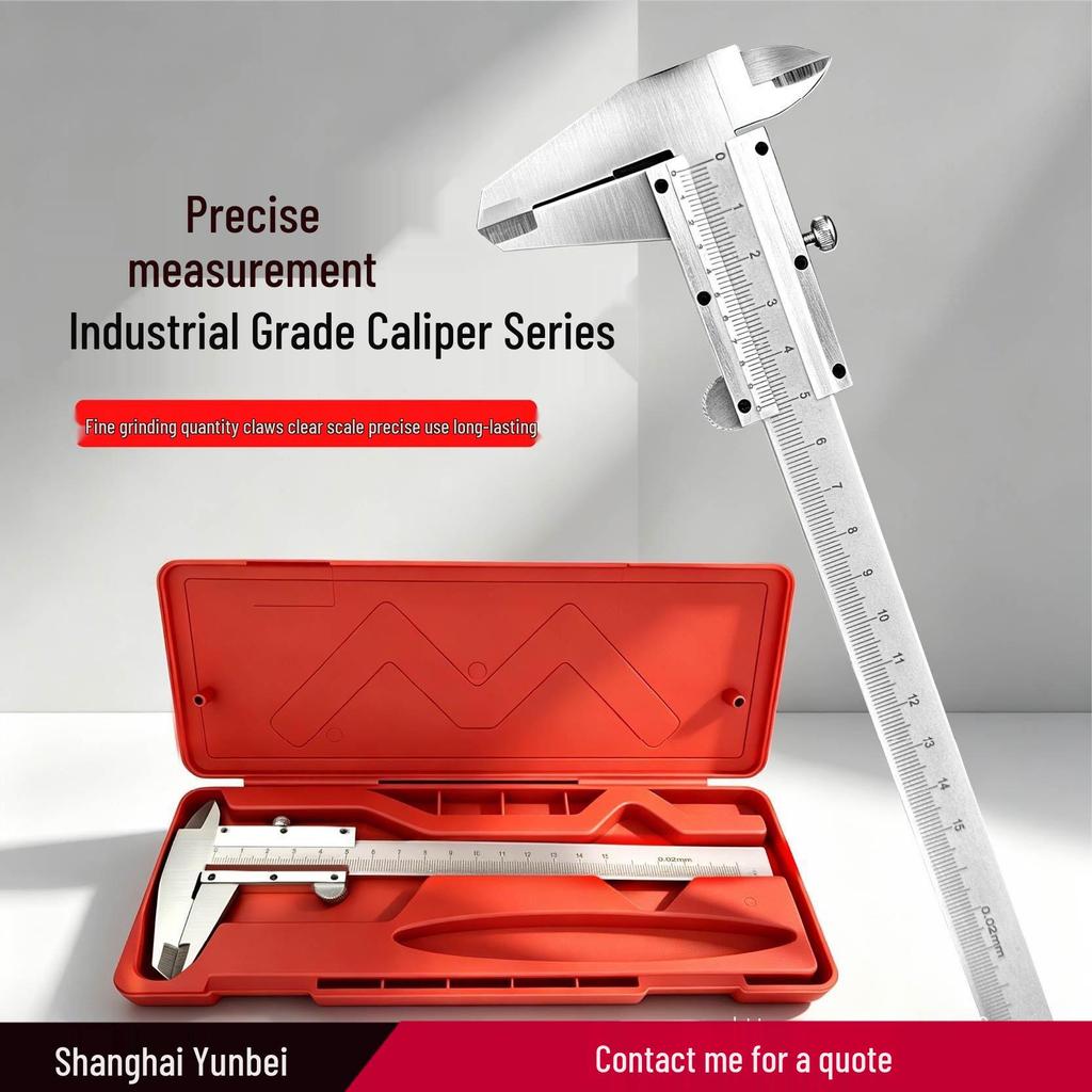 Industrial High-Precision Vernier Caliper Measuring Tool, Small Household 150-300mm