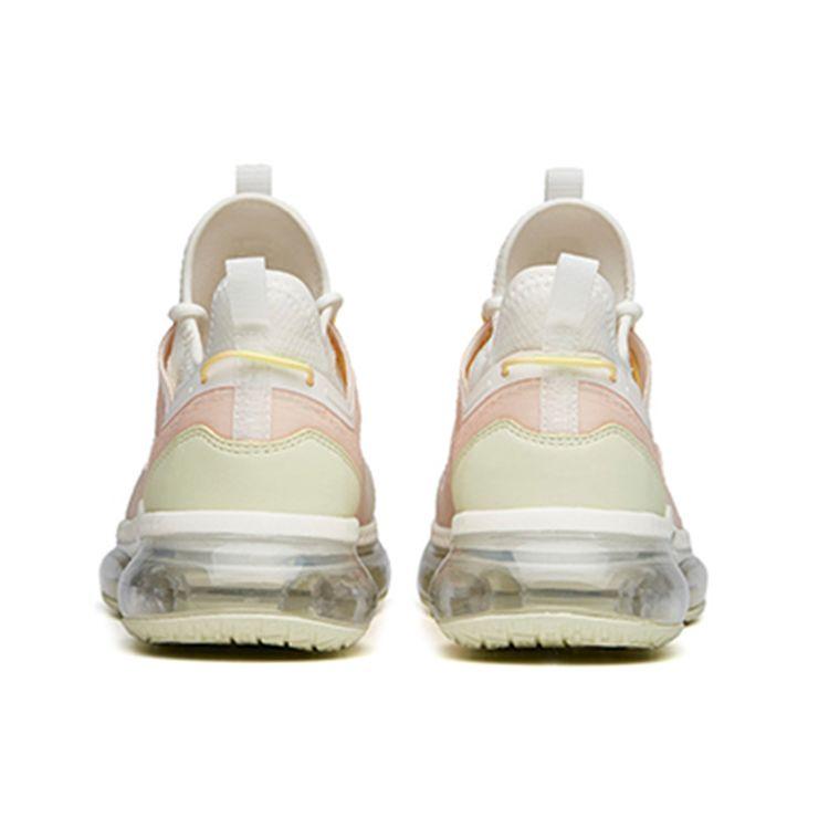 Anta Low Top Running Shoes With Shock Absorption And Slip Resistance Women Sneakers White Yellow 922135518-2