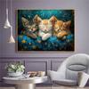 5d DIY Diamond Painting Cross Stitch Cute Animals Three Kittens Diamond Embroidery Mosaic Full Round Drill Home Decor Arts