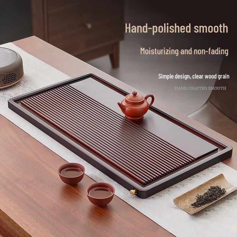 YIHUTEA Solid Wood Drainage Tea Tray