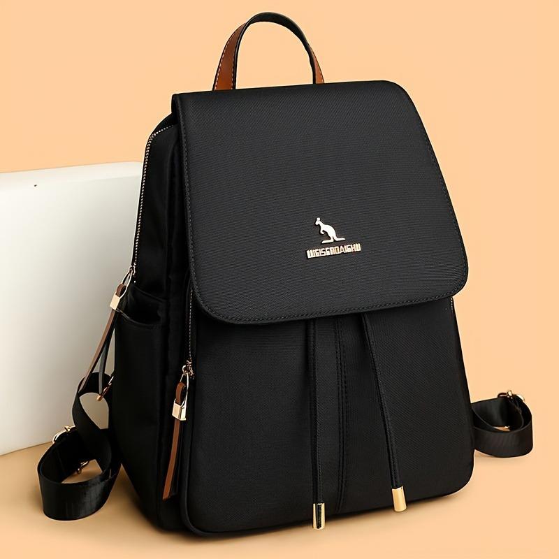 Versatile and Fashion Backpack, Korean Version Large Capacity Women's Backpack, Zipper Closure, Suitable for Travel Commuting