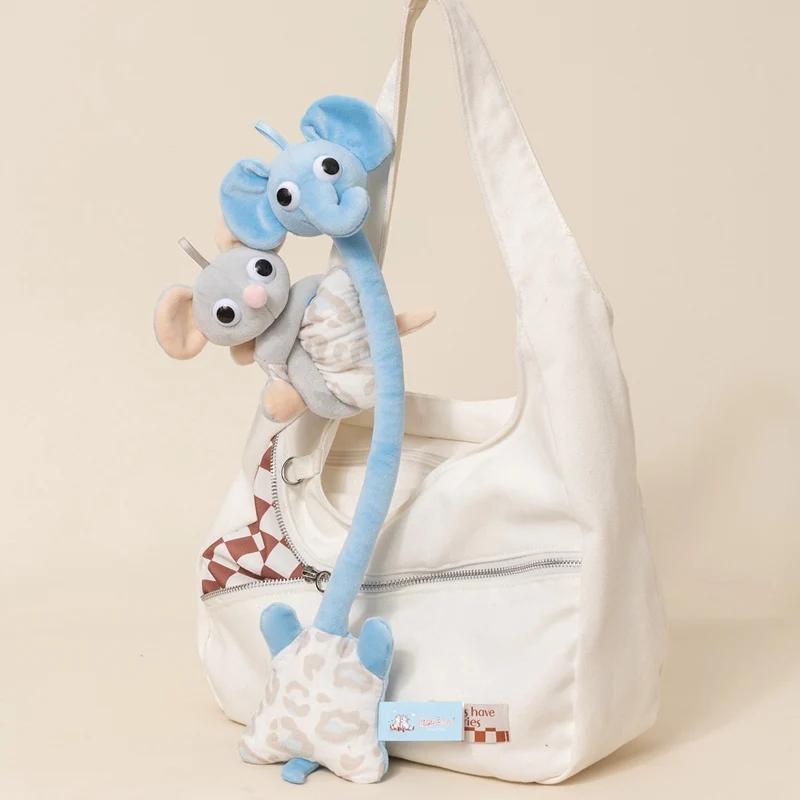 Creative Bendable Long Neck Animal Plush Toy Cute Stuffed Animal Bear Ostrich Dog Mouse Elephant Plushie For Birthday Gifts
