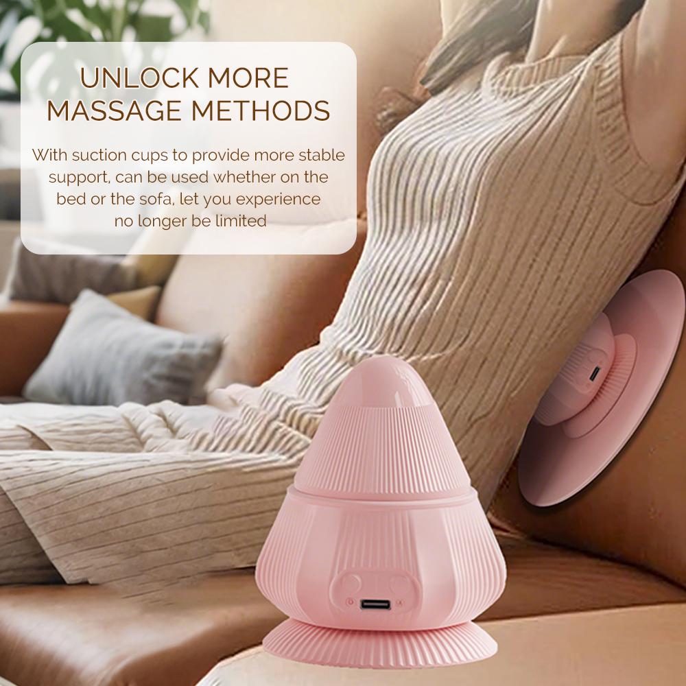 4-in-1 Multifunction Electric Body Massage Ball Vibration Fascia Ball Neck Back Waist Head Massager Muscle Relaxation Masajeador