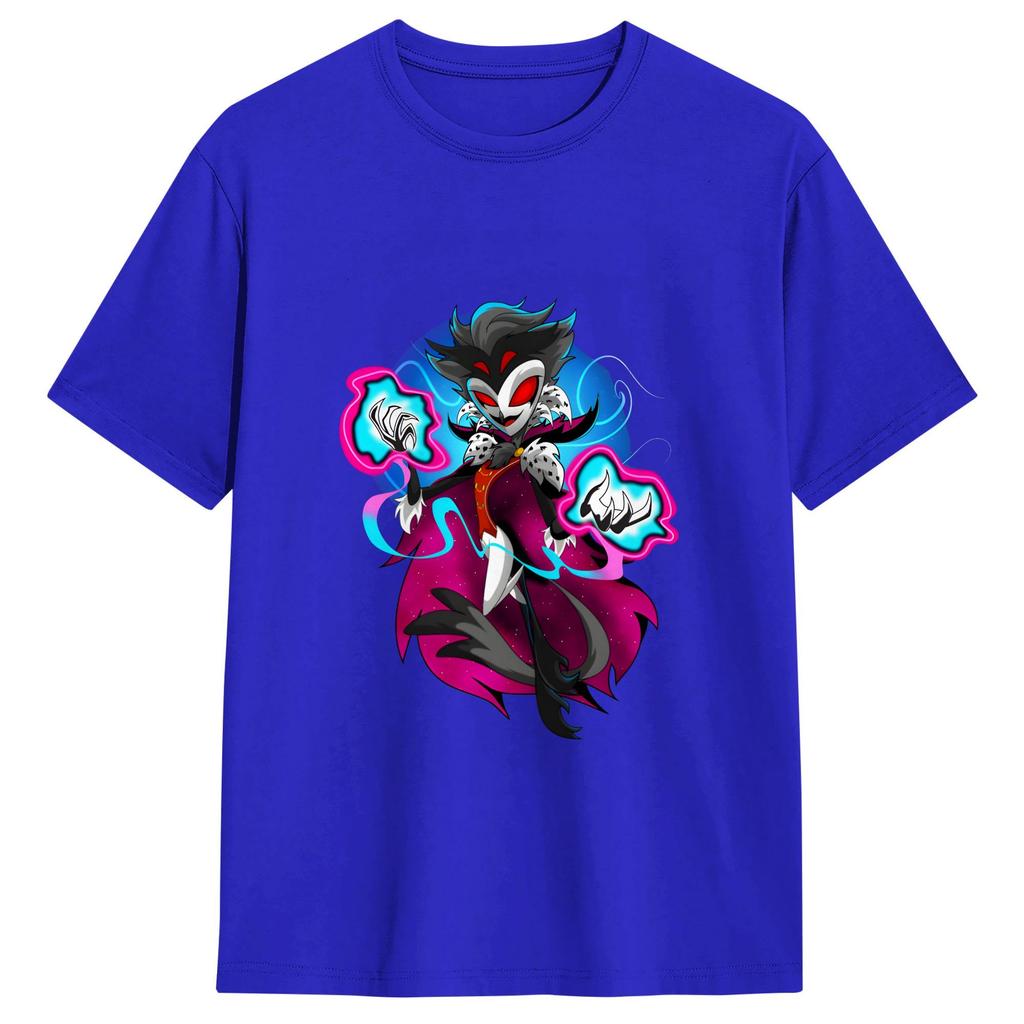 Vintage Helluva Boss Tshirts Unisex Crewneck 100 Cotton T Shirts Short Sleeve Tees Printed Tops