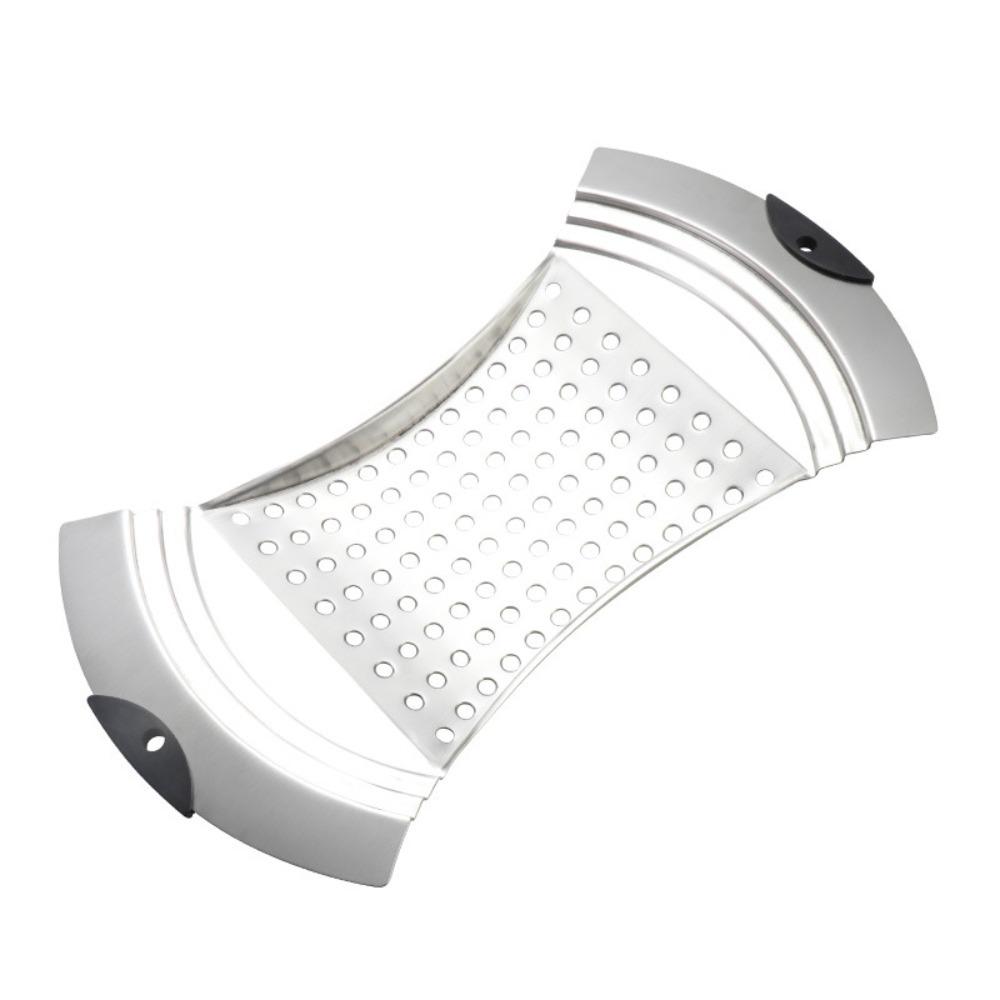 Stainless Steel German Egg Noodle Maker Silicone Grip Oil Filter  Fruits and Vegetables Drain