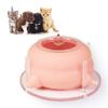 Mjölkmatare för nyfödda kattungar 200ML Bionisk Silikon Katt Valp Flaska Drickare 3 4 Nappar Flera Kattungar Amning Mjölkskål