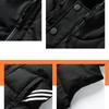 Men's Winter Washed Cotton Vest Large Size Slim Fit Hooded Vest Youth Three Stripes Versatile Sleeveless Jacket