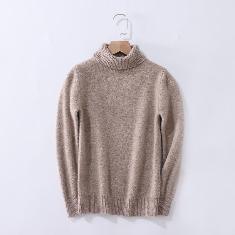 

New Style Autumn/Winter 100% Pure Wool Lapel Sweater, Double-Stretch, Thick, for Boys, Girls, and Older Children. 170