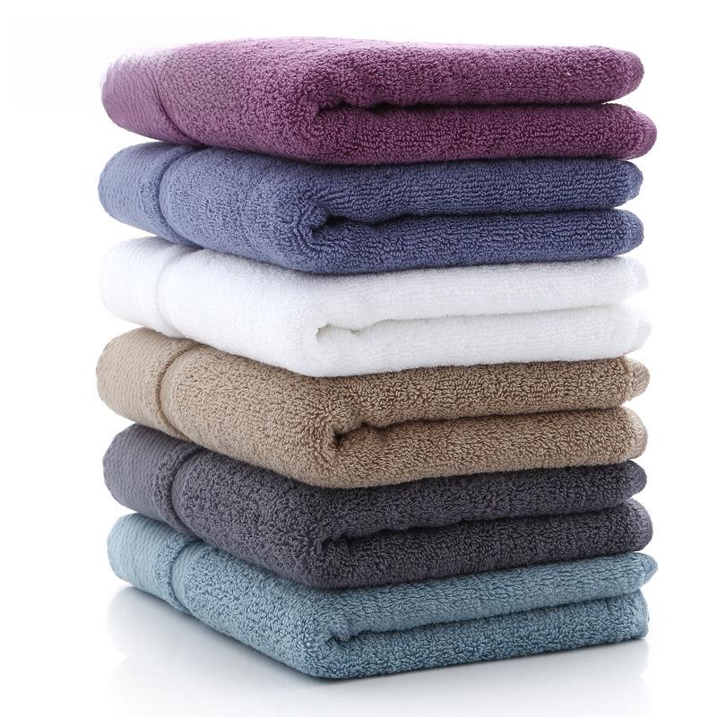 Long-Staple Thick Cotton Towel Set for Hotels with Custom Logo Option