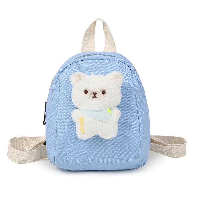 

Backpack for Kindergarten Cute Puppy-shaped Suitable for Travel Student Use синій