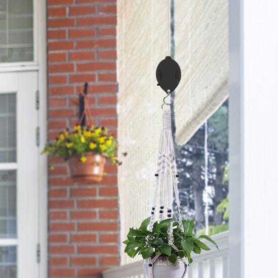 3 Pcs Retractable Plant Hanger Heavy Duty Plant Pulley Easy