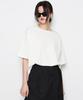 Studio 235 Square Neck Boyfit Short Sleeve Off-White
