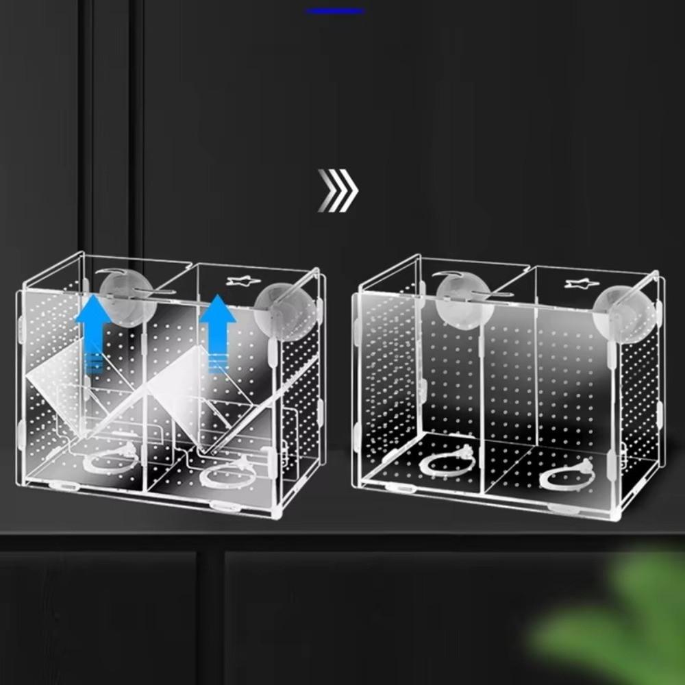1PC Small Fry Aquarium Isolation Box Spawning Hatching Hatchery Divider Breeder Hatching Incubator Transparent Acrylic