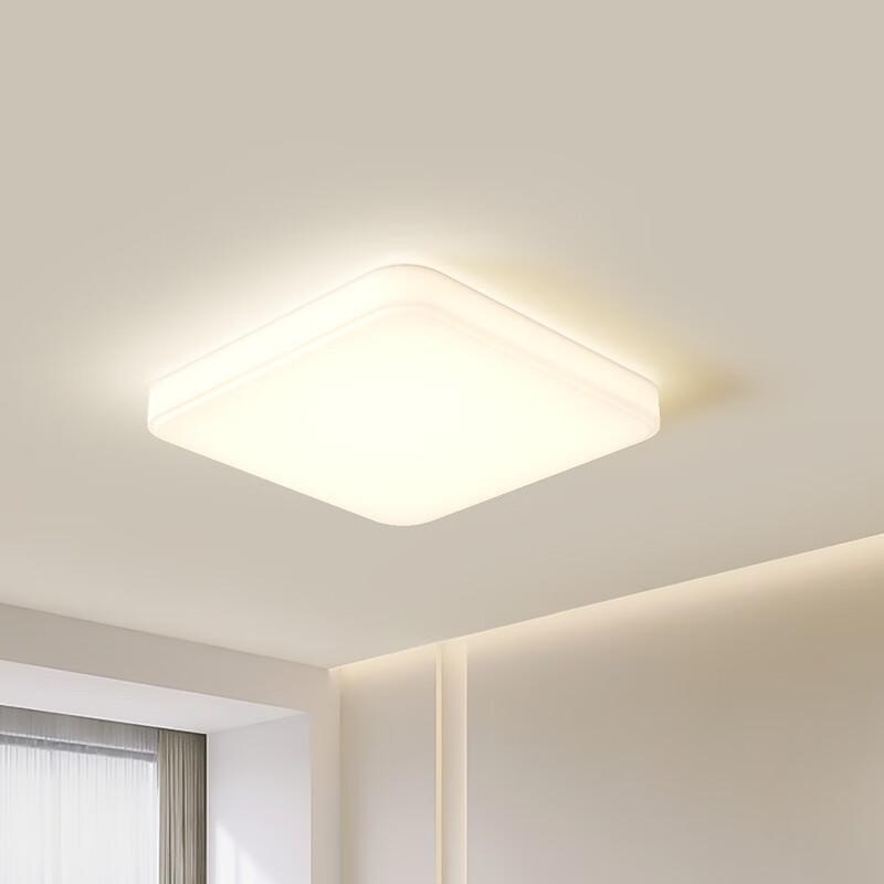 Modern Round LED Ceiling Light with 3-Color Dimming