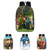 Roblox Pattern Kids School Backpack With Large Capacity And Durable Polyester Material