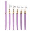 5Pcs Nail Art Brushes,Super Fine Thin Liner Nail Brush Set for Nail Gel Polish Painting Designs Gifts for Women Girls