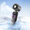 K827 Handheld Fan Home Outdoor Fast Heat Dissipation 199-Gear High Speed Fan with Wind Gear Digital Display