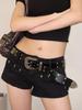 Heavy Retro Rivet Belt Women's Fashion Personality High-End With Jeans 2024 New Belt Trend
