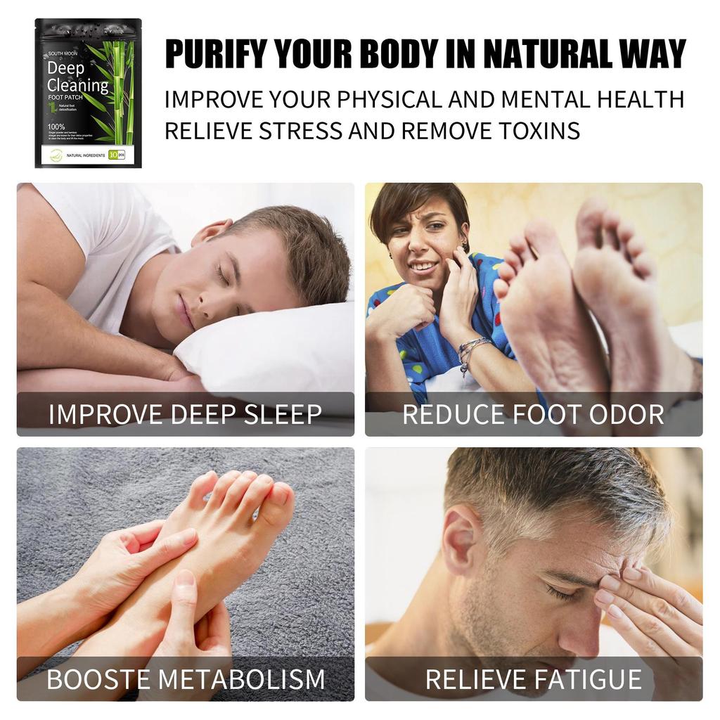 Deep Cleansing Foot Patches Foot Massage To Aid Sleep Foot Patches To Relax The Body and Regulate The Body and Mind