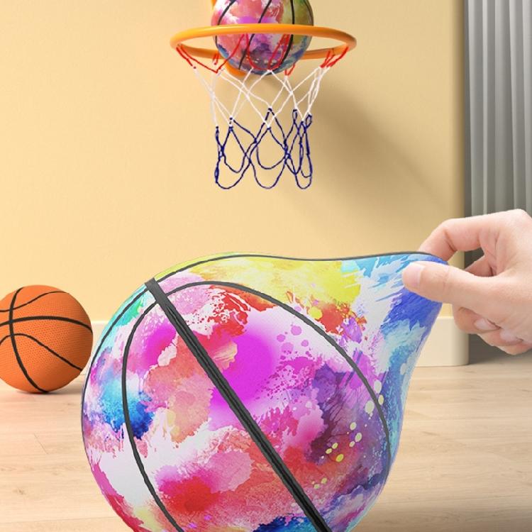 Soft Squeezable Sport Ball Noiseless Indoor Basketball Motor Skills Training Toy For Indoor Outdoor Play Enduring