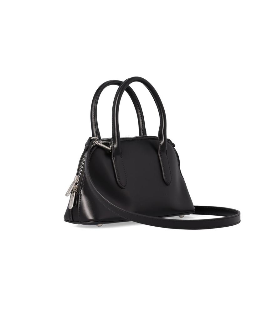 David Jones Le Mare 3-Way Top Handle Mini Belted Tote Leather Bag_Black(Cm8265)