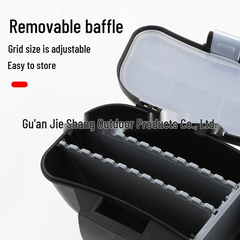 Multi-functional Fishing Gear Box - Portable Storage for Accessories, Lures, and Worms.