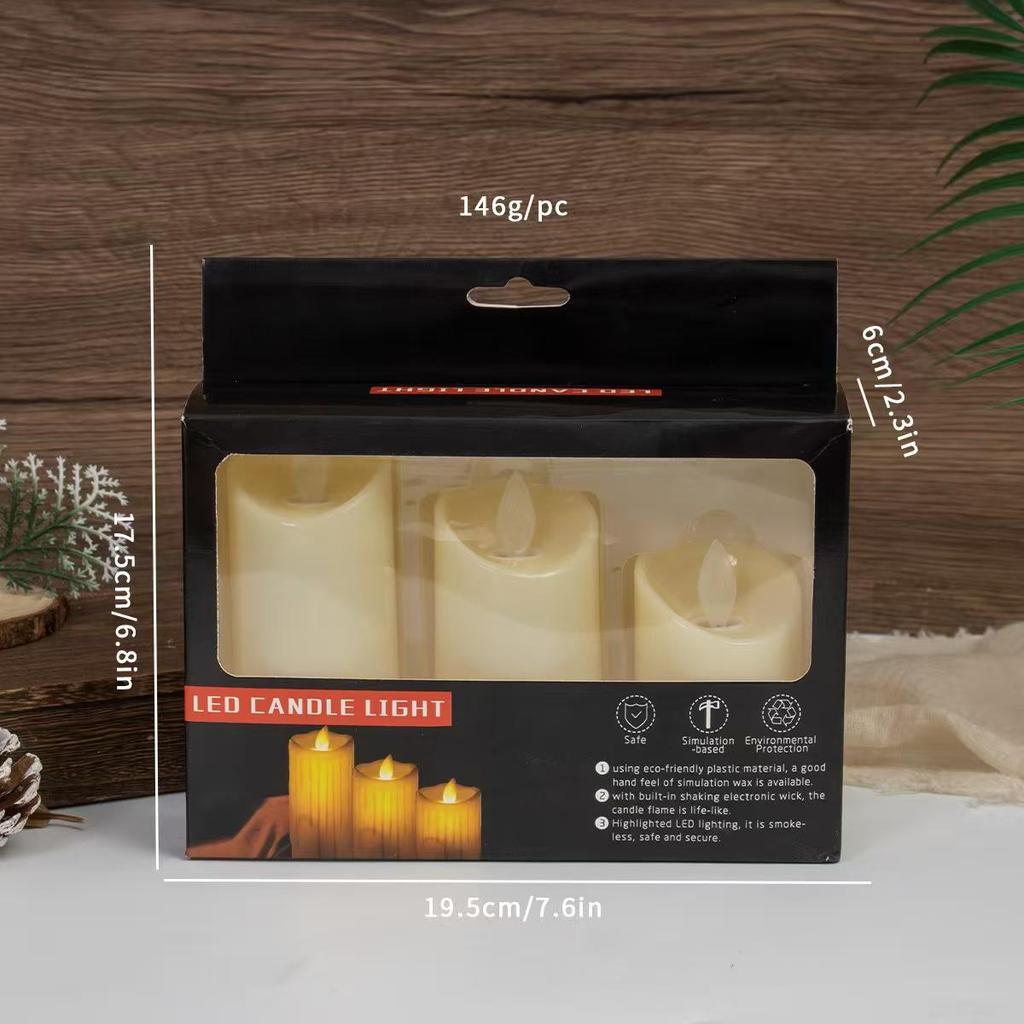 LED-Schwingkerzenlicht mit Fernbedienung für Hochzeiten, Partys & Restaurants