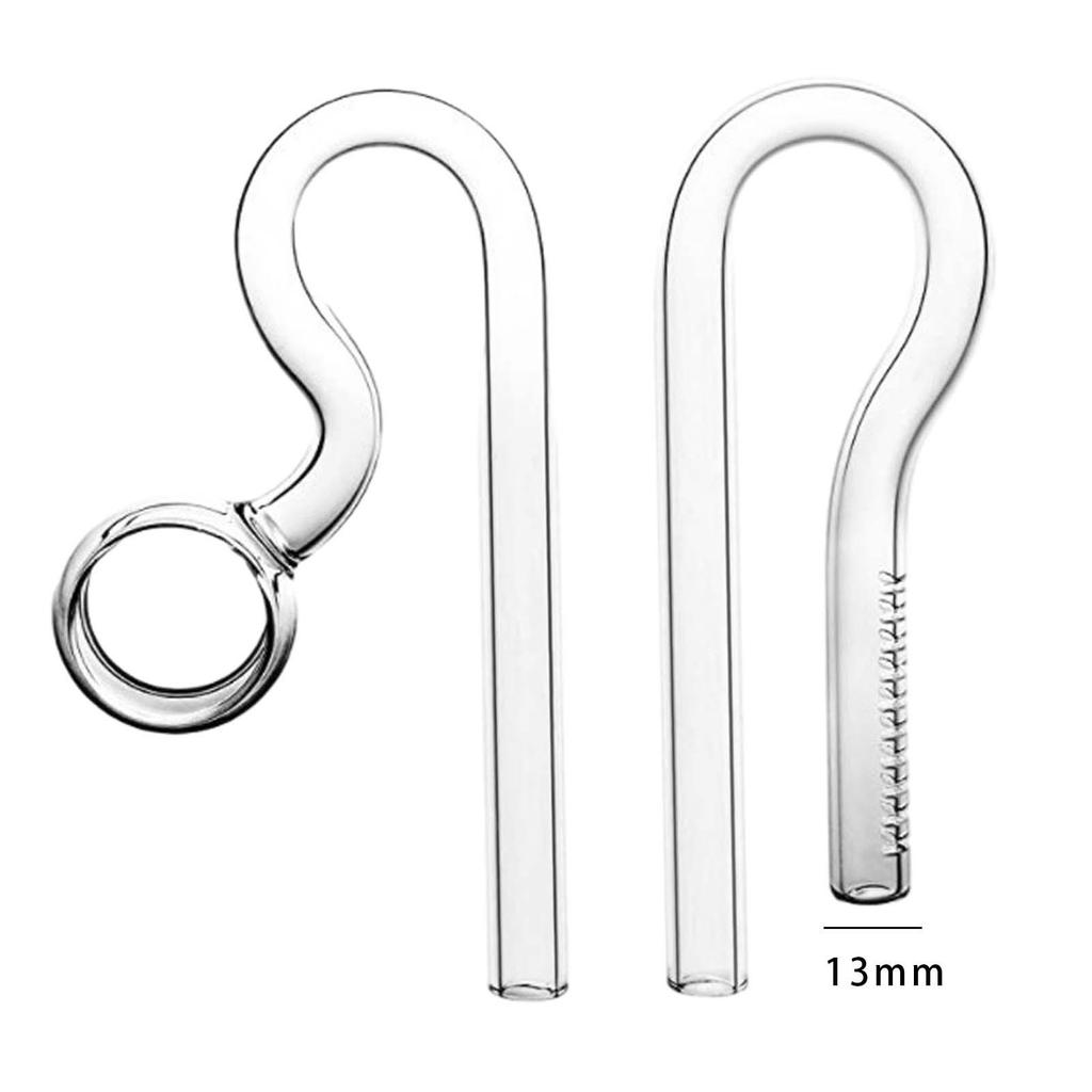 Aquarium Lily Pipe Inflow Outflow Water Surface Skimming Filter 10/13/17mm Transparent Easy To Clean Glass Lily Pipe Inflow