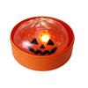 Dumpling Toy Halloween Glitter Squeeze Toy Spooky Ghost Pumpkin with Steamer Cute Calm Down Toys Slow Rising Bun Fidget LED Light for Anxiety Stress