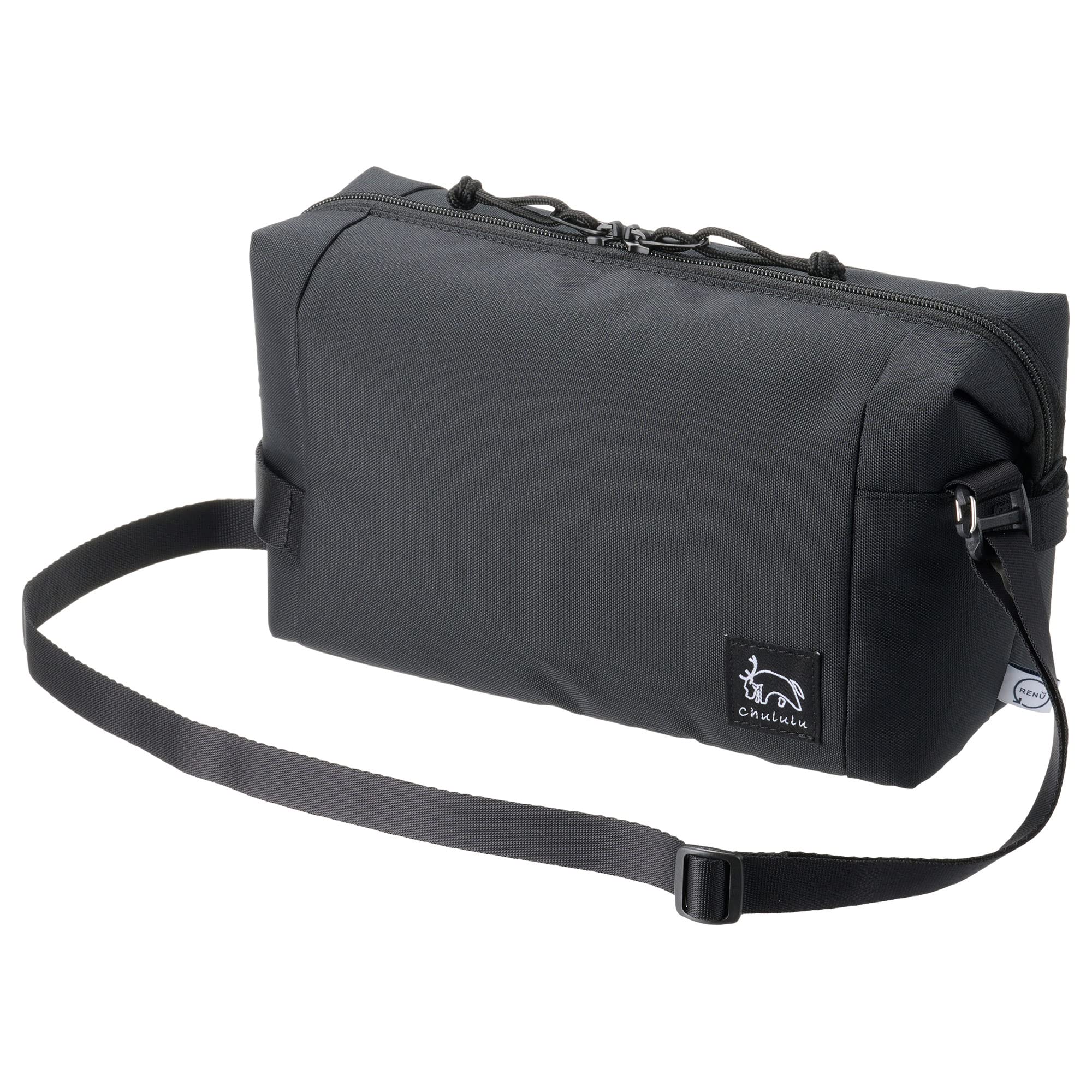 

HAKUBA Camera Bag Chululu Renew Inner Pouch L Size Black Sustainable Inner Bag Made of Recycled Materials Camera Case with Handle and Shoulder Belt чорний