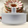 4/5/7/9/10Inch 3 In 1 Aluminum Alloy Round Hollow Non-Stick Chiffon Cake Mold Angel Food Cake Pan Baking Mould with Removable Bo