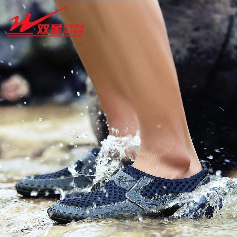 Men's Shoes Mesh Shoes Breathable Soft Sole Dad Casual Non-slip Wear-resistant Rubber Sole Travel Shoes Sports Shoes Frame Shoes