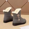 Klobige Strass-Schneestiefel mit runder Spitze für Damen Winter Chic und Elegante Damenschuhe Hohe Qualität im Angebot Mode Stiefeletten