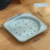 New Transport Stand Gas Bottle Holder Wheel Multifunctional Tank Tray Plastic Landing Type Gas Tank Base