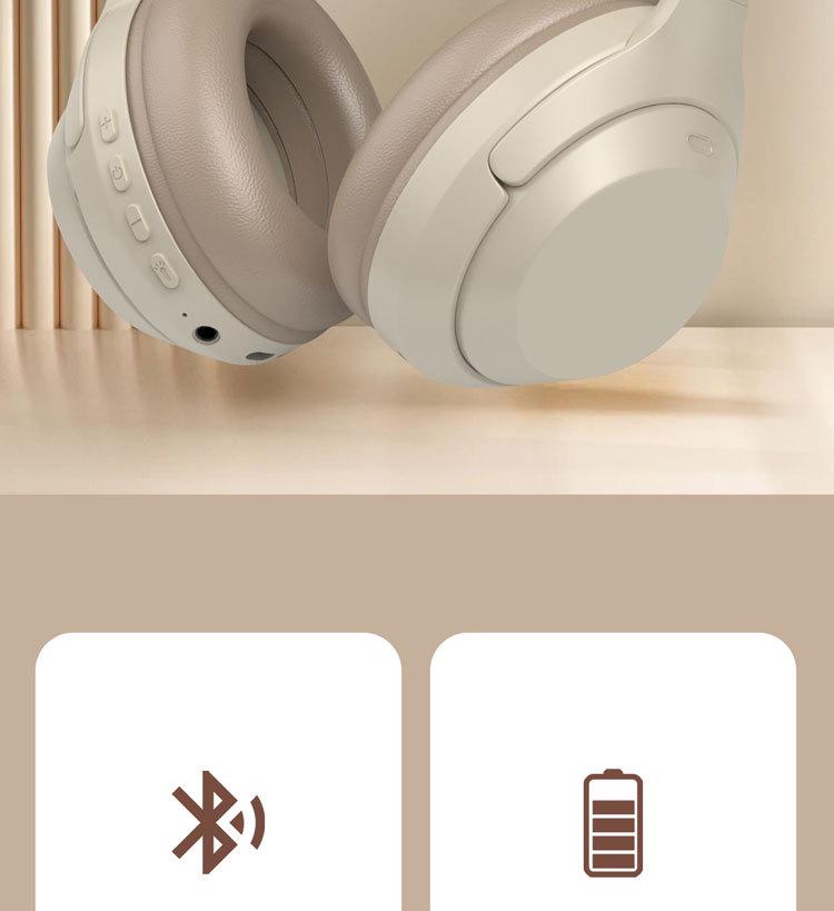 C-2235 Wireless Bluetooth Headband Headset: Fashionable Sports & Gaming Bass Headphones
