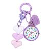 Colorful Heart Watch with Carabiner for Waterproof Quartz Watch with Analog Cute Bag and Accessories for Teens and Women Perfect for Outdoor or As a