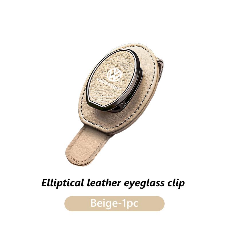 Elliptical Car Sunvisor Glasses Case Eye Glasses Storage Box For Volkswagen VW GTI Tiguan Passat B5 B6 B7 CC Jetta MK5 MK6 PoloSZ2