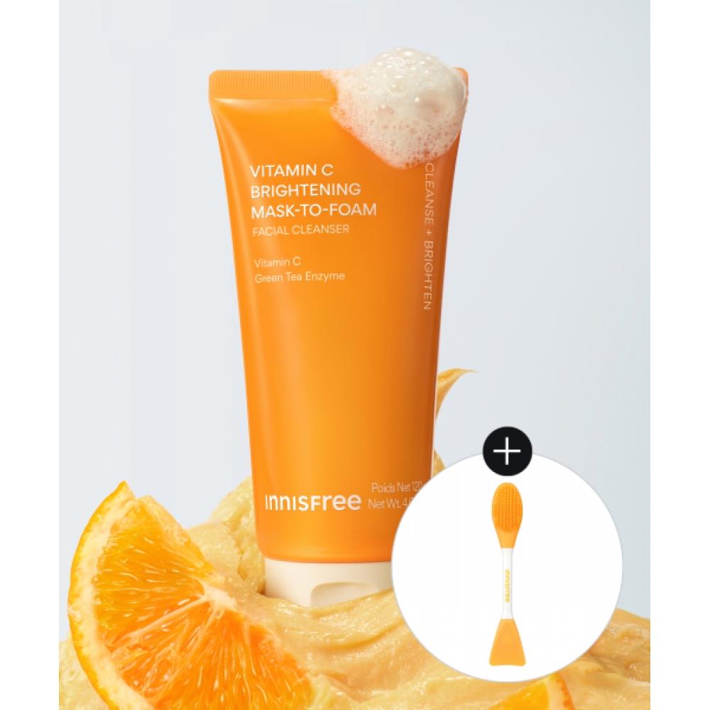 

Innisfree Vitamin C Brightening faCt To Foam 120g + 1 gelaTo sCoop FREE