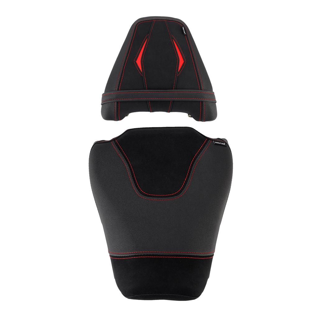 Front&Rear Raider Passenger Cushion Kit Black2 For Honda Cb650R Cbr650R 24-25