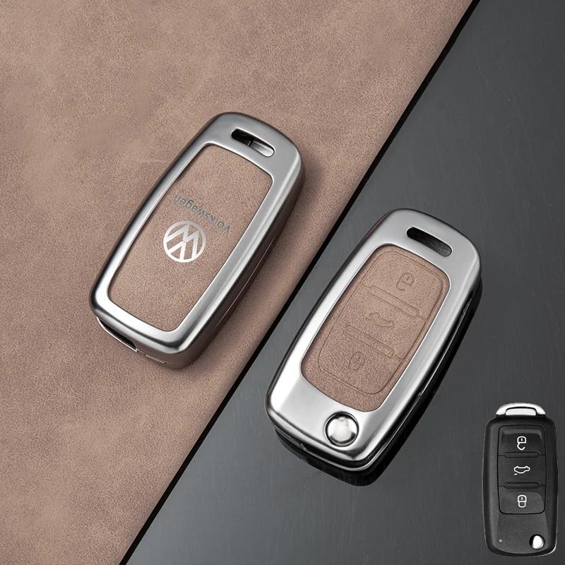 VW GTI GOLF 2026 Hot For VW VOLKSWAGEN Zinc Alloy Car Remote Key Case Cover Shell For Volkswagen VW Polo Golf Passat Tiguan Beet