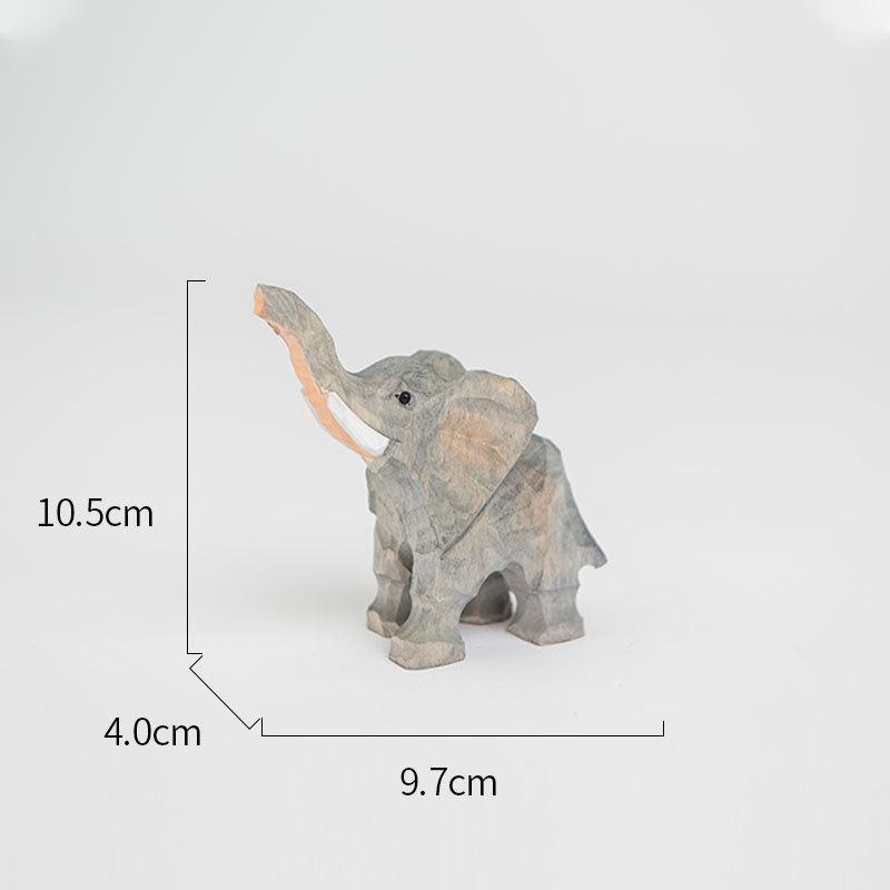 Wooden Giraffe Animal Figurine For Diy Home Decor Kids Bedroom Tabletop Display